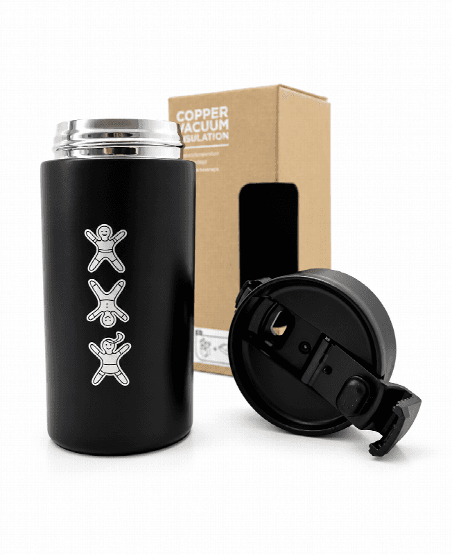 Metal Thermos Mug Gingerbread