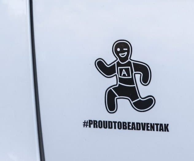 (Auto)samolepka #PROUDTOBEADVENTAK